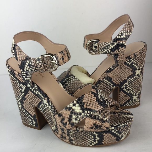 NEW Kate Spade Grace Chic Platform Stiletto Heels Sandals 6 - Picture 6 of 10